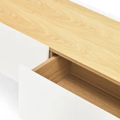 Teulat ARISTA Meuble TV en bois 1 porte 2 tiroirs L180cm