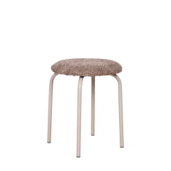 House Nordic ASMARA Tabouret en tissu et métal H43cm