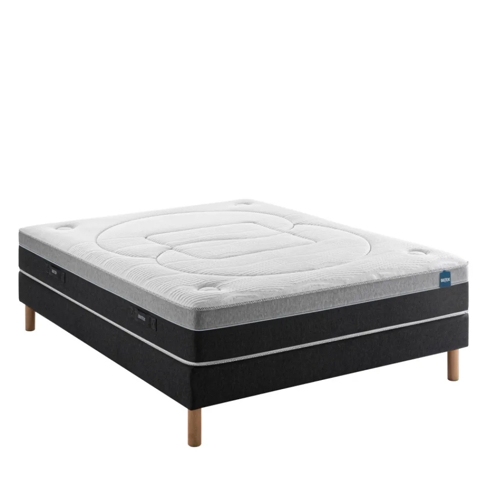 Bultex ASTRION Matelas à ressorts mousse mémoire de forme, accueil enveloppant