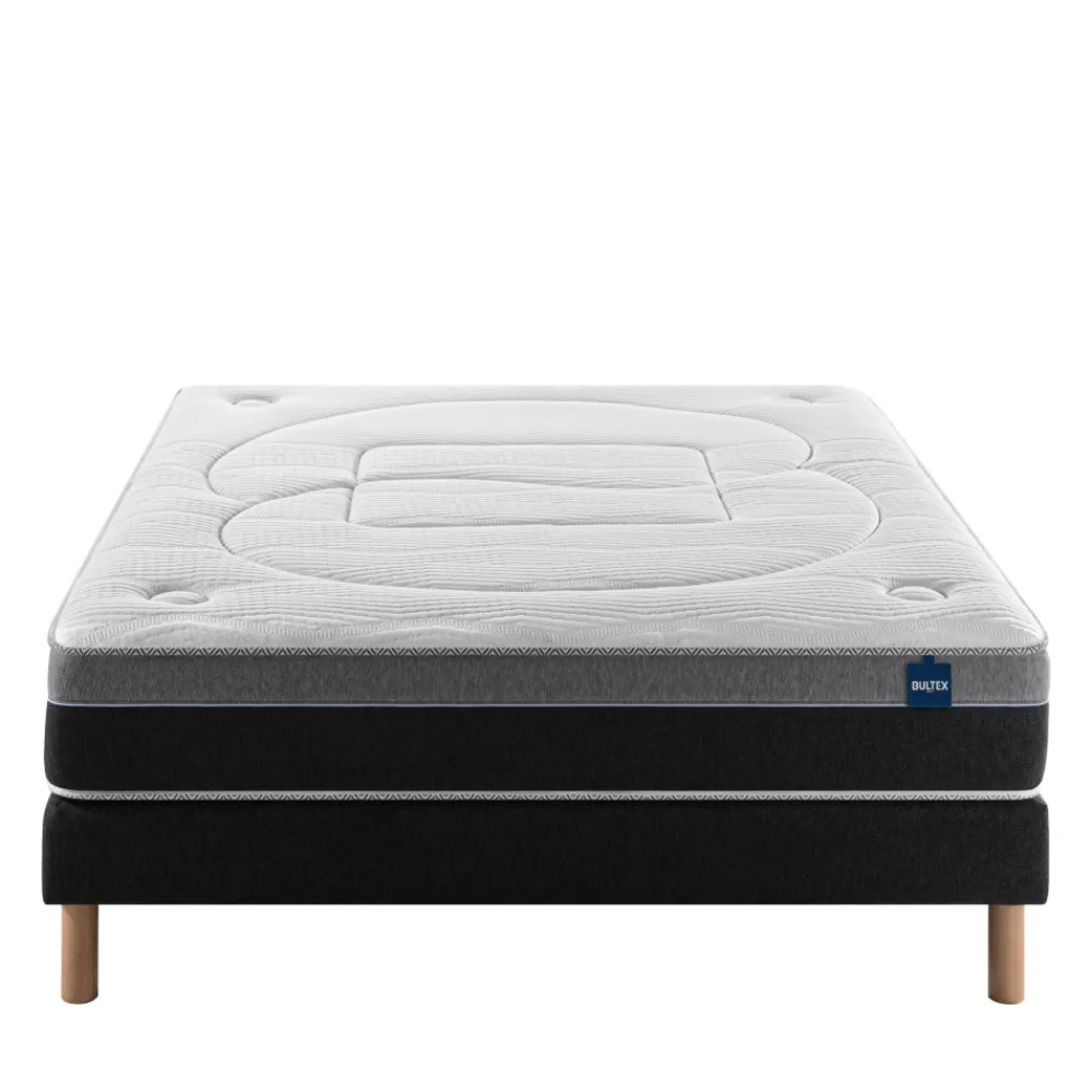 Bultex ASTRION Matelas à ressorts mousse mémoire de forme, accueil enveloppant