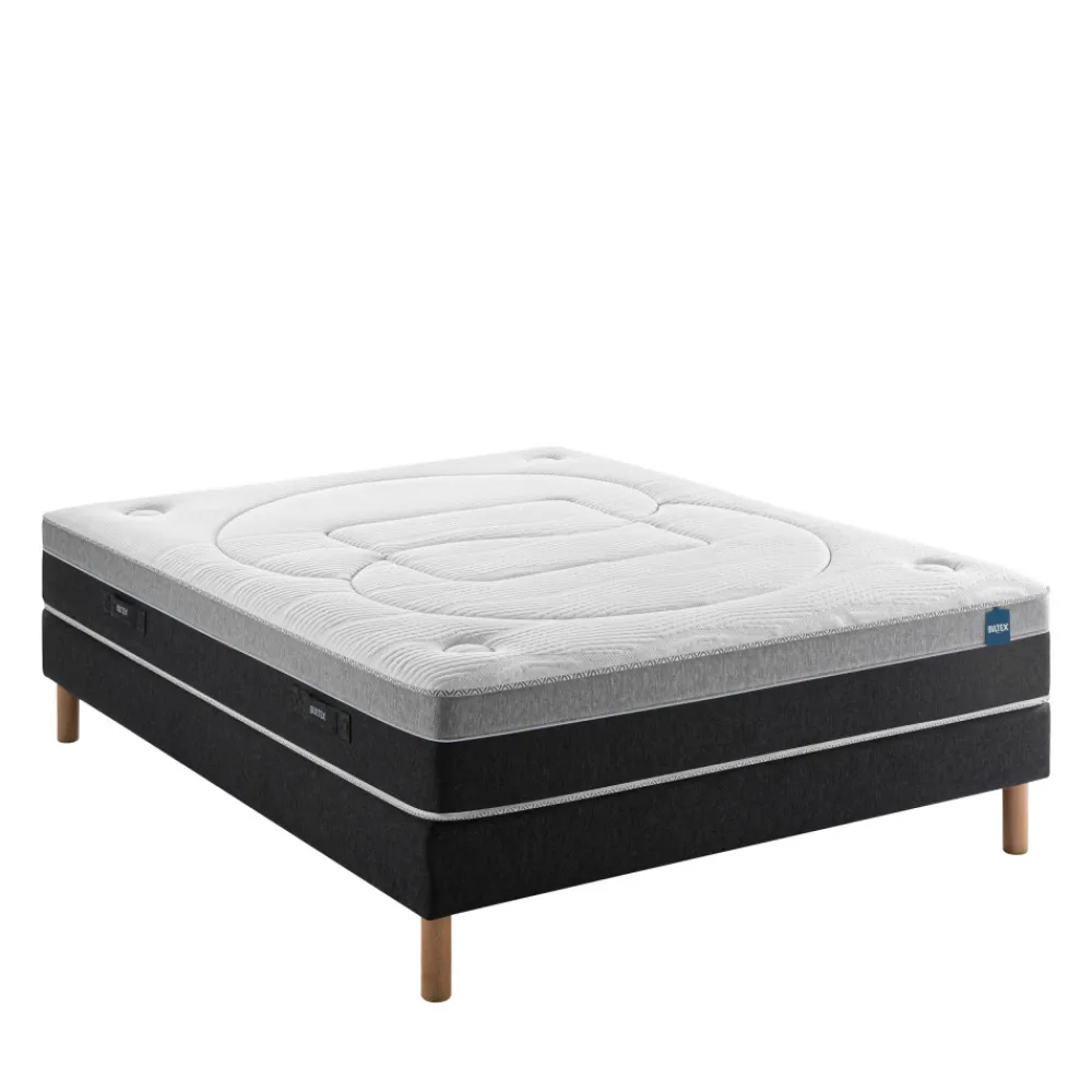 Bultex ASTRION Matelas à ressorts mousse mémoire de forme, accueil enveloppant
