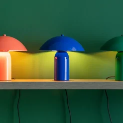 Leitmotiv ASTUTO Lampe à poser champignon en métal