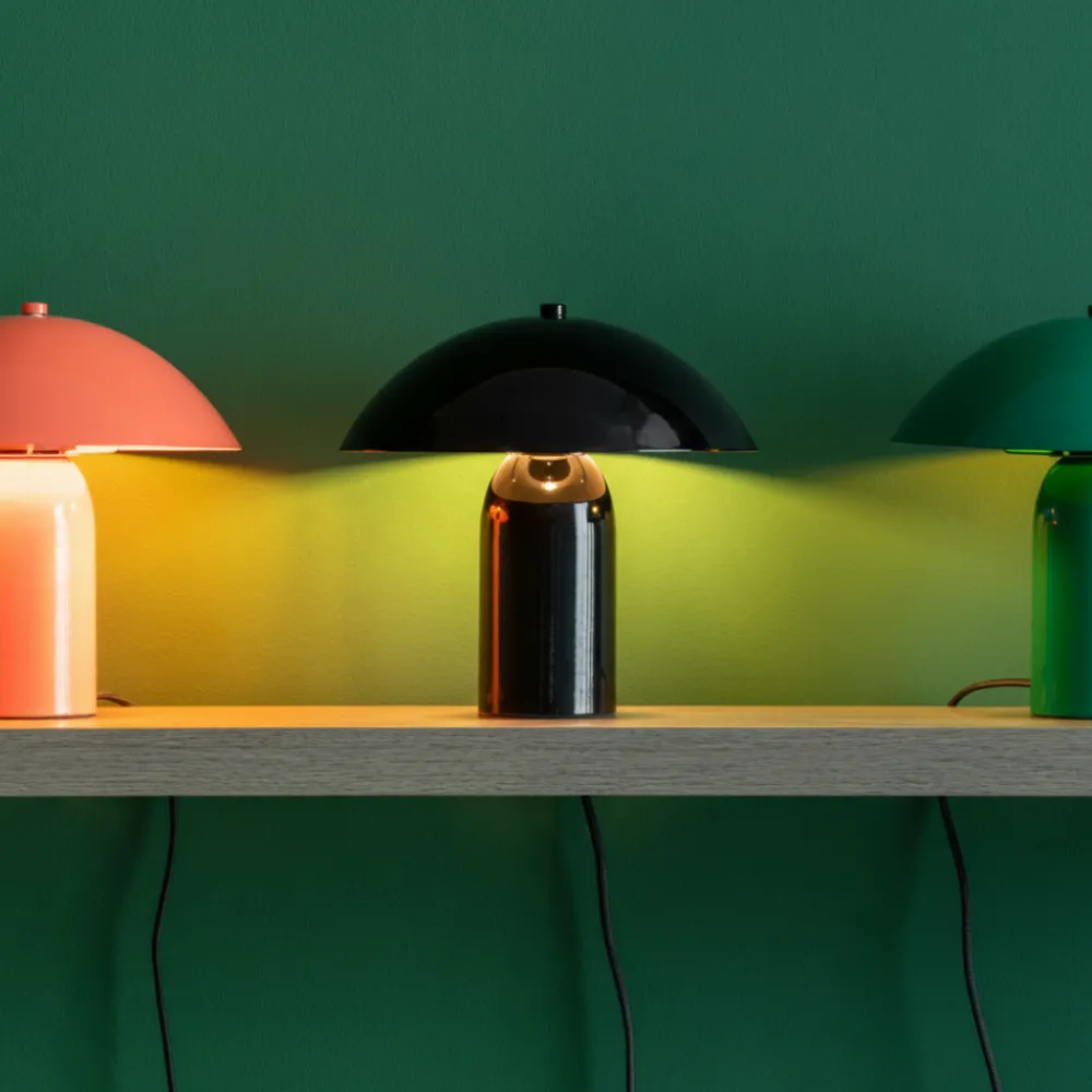 Leitmotiv ASTUTO Lampe à poser champignon en métal