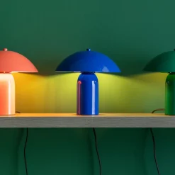 Leitmotiv ASTUTO Lampe à poser champignon en métal