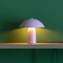 Leitmotiv ASTUTO Lampe à poser champignon en métal