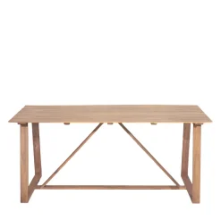 Drawer AVA Table à manger de jardin 6 personnes en bois