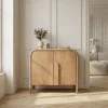 Drawer BALI Buffet 2 portes en bois massif L90cm