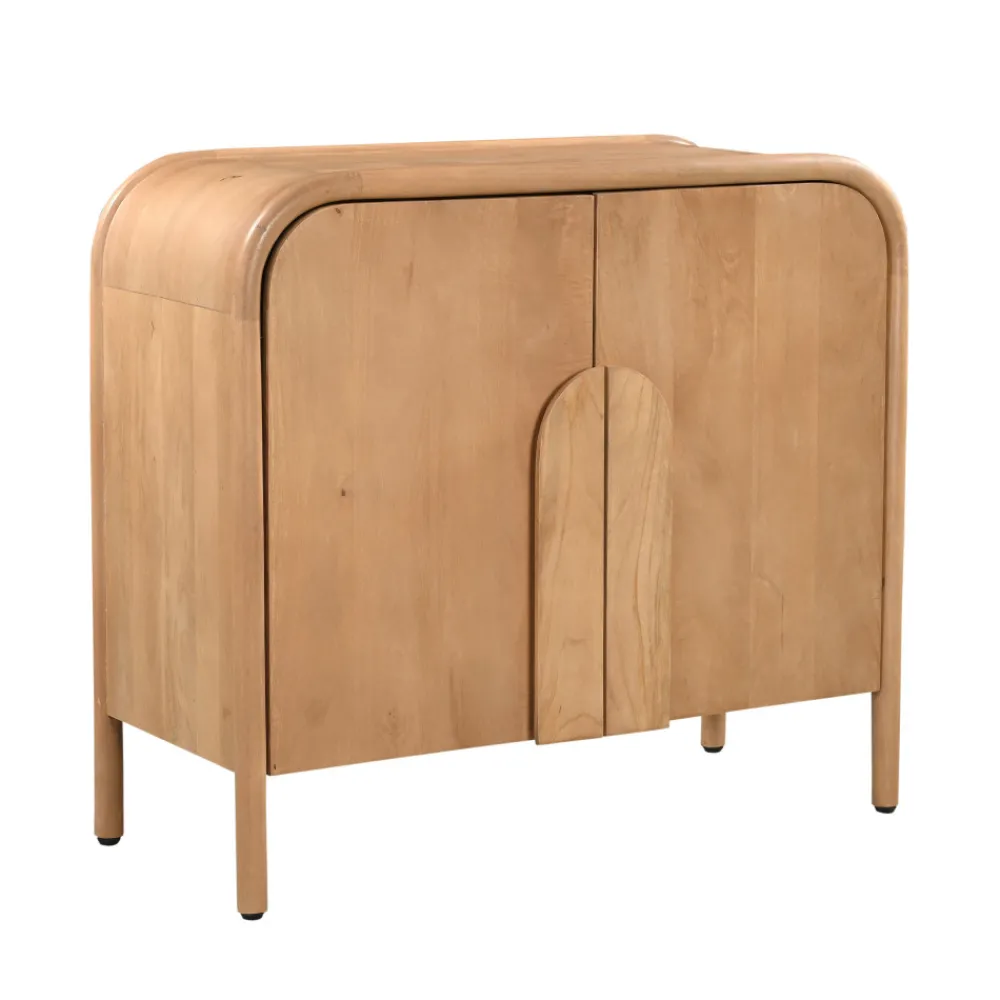 Drawer BALI Buffet 2 portes en bois massif L90cm