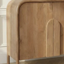 Drawer BALI Buffet 2 portes en bois massif L90cm