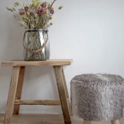 House Nordic BARCELONA Tabouret en teck H45cm