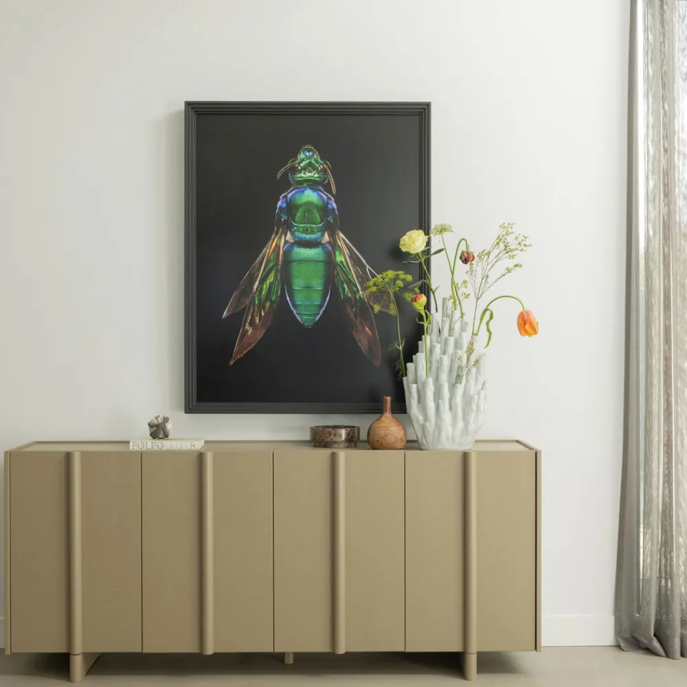 Woood BASU Buffet 4 portes en bois L200cm