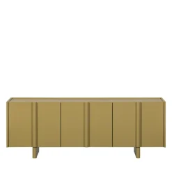 Woood BASU Meuble TV 3 portes en bois L152cm