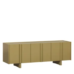 Woood BASU Meuble TV 3 portes en bois L152cm
