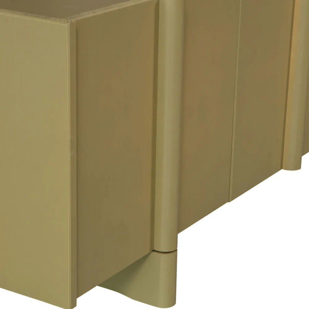 Woood BASU Meuble TV 4 portes en bois L200cm