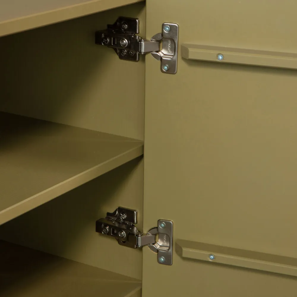 Woood BASU Meuble TV 4 portes en bois L200cm