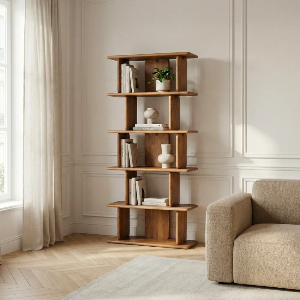 Drawer BATAM Étagère en bois massif H180cm
