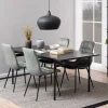 Drawer BATARA Table à manger 8 personnes en bois et métal