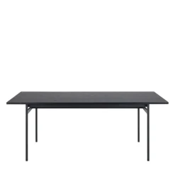 Drawer BATARA Table à manger 8 personnes en bois et métal