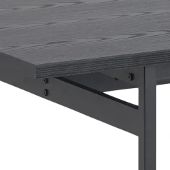 Drawer BATARA Table à manger 8 personnes en bois et métal