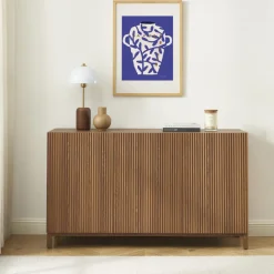 No name BELLY Buffet 3 portes en bois L140cm