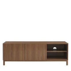 No name BELLY Meuble TV 2 portes en bois L140cm
