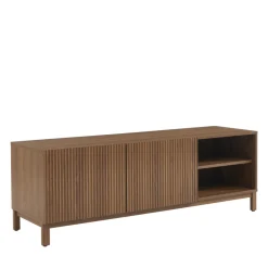 No name BELLY Meuble TV 2 portes en bois L140cm