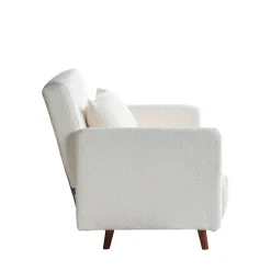 Drawer BELUSHI Fauteuil convertible en tissu bouclette
