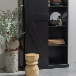 Woood BIKKEL Tabouret en bois ø28cm