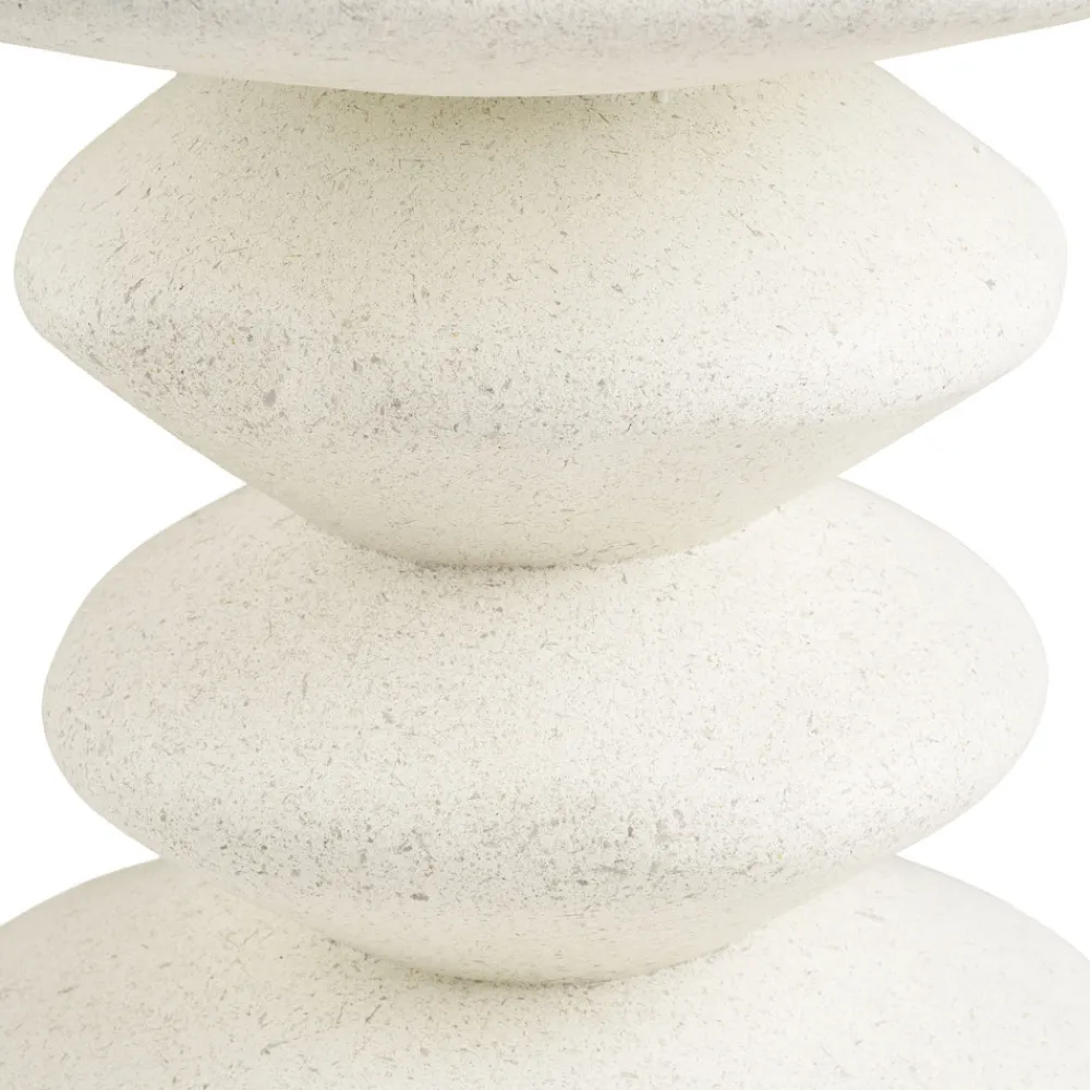 House Nordic BLACKBURN Table d'appoint ronde en fibre d'argile ø36cm