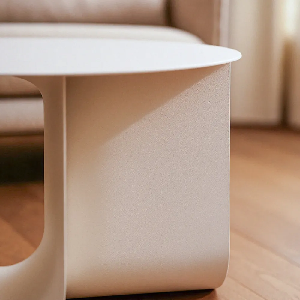 Drawer BLUM Table basse ronde en métal ø60cm