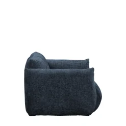 Drawer BOCCA Canapé droit 3 places en tissu à dossier capitonné