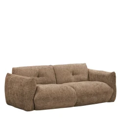 Drawer BOCCA Canapé droit 3 places en tissu à dossier capitonné