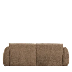 Drawer BOCCA Canapé droit 3 places en tissu à dossier capitonné