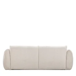 Drawer BOCCA Canapé droit 3 places en tissu à dossier capitonné