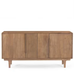 Drawer BOGOR Buffet 4 portes en bois massif L150cm