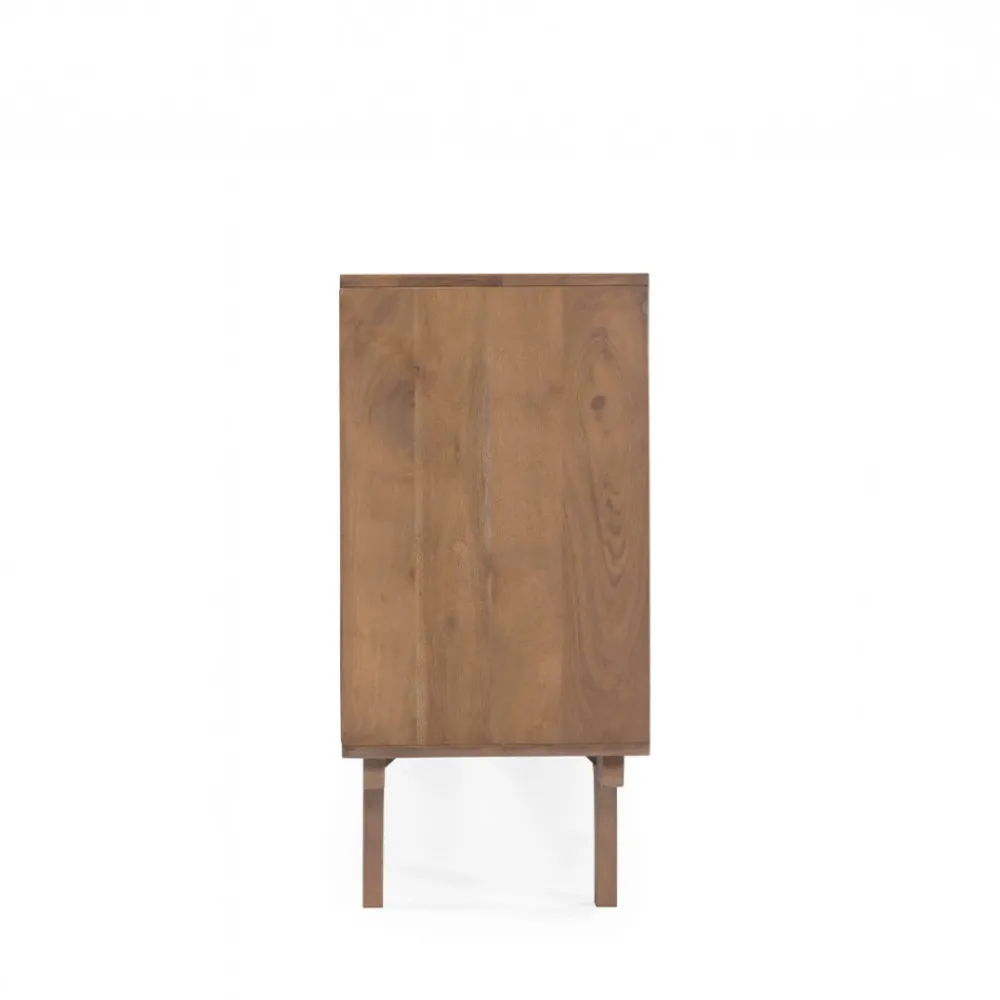 Drawer BOGOR Buffet 4 portes en bois massif L150cm