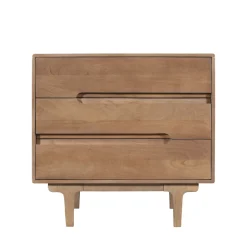 Drawer BOGOR Commode 3 tiroirs en bois massif L80cm