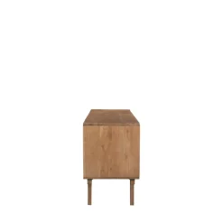 Drawer BOGOR Meuble tv 4 portes en bois massif L150cm