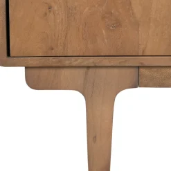 Drawer BOGOR Meuble tv 4 portes en bois massif L150cm