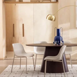 House Nordic BOLTON Table à manger ovale en bois 160x90cm