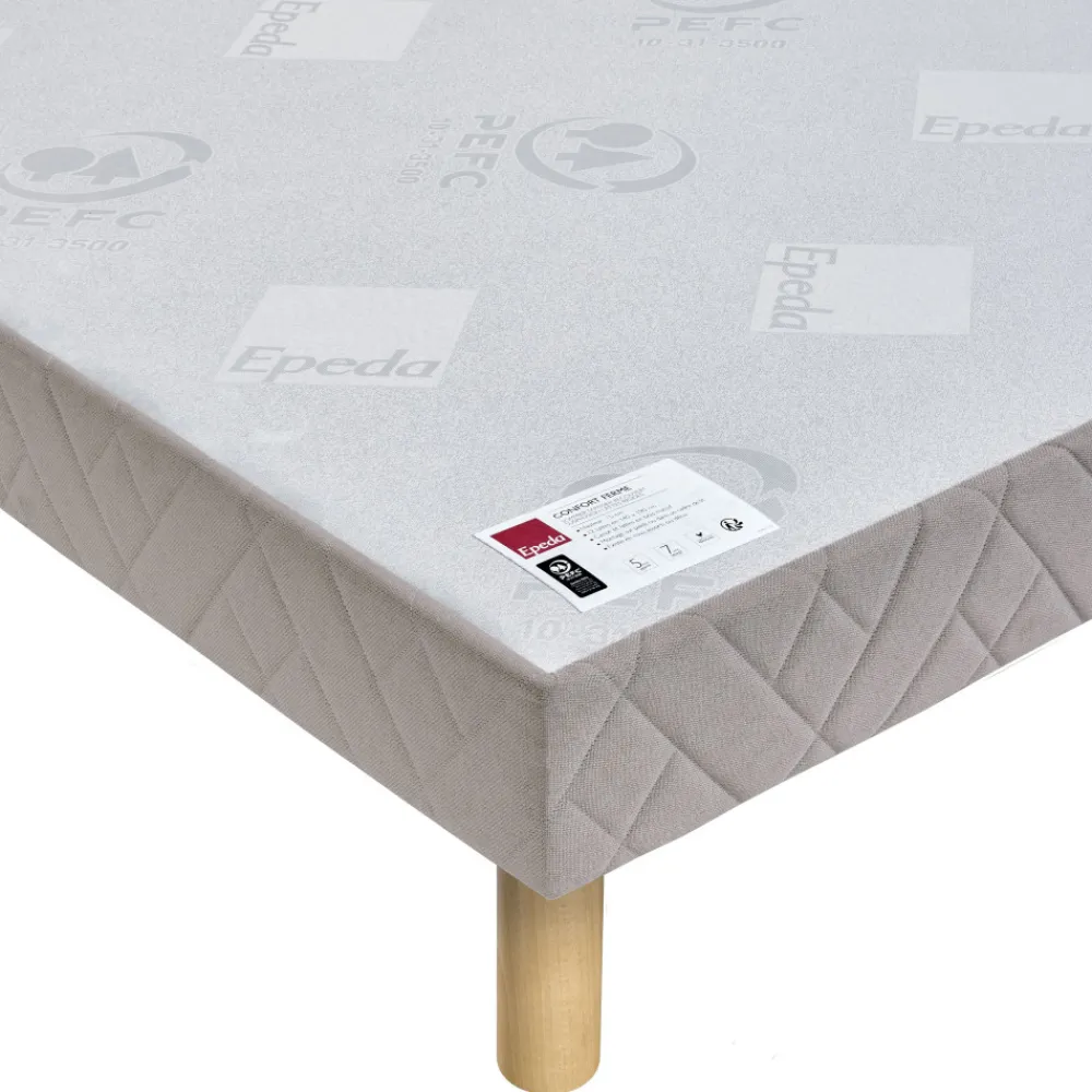 Ep\u00e9da BOMBA FERME Sommier tapissier 160x200cm