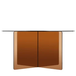 Drawer BOSTON Table basse ronde en verre ø80cm