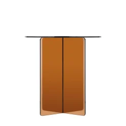 Drawer BOSTON Table d'appoint ronde en verre ø45cm