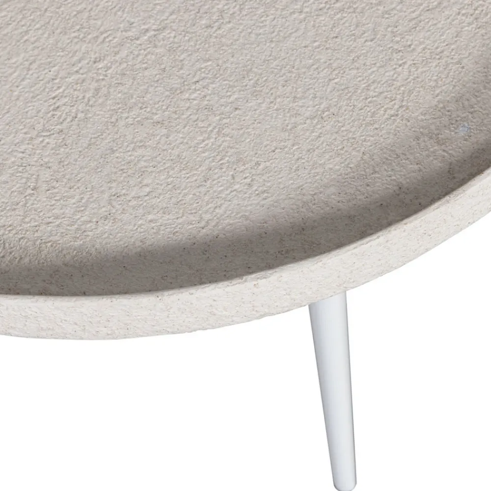 Woood BOUNDS Table basse ronde en métal ø58cm