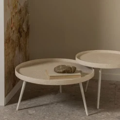 Woood BOUNDS Table basse ronde en métal ø76cm