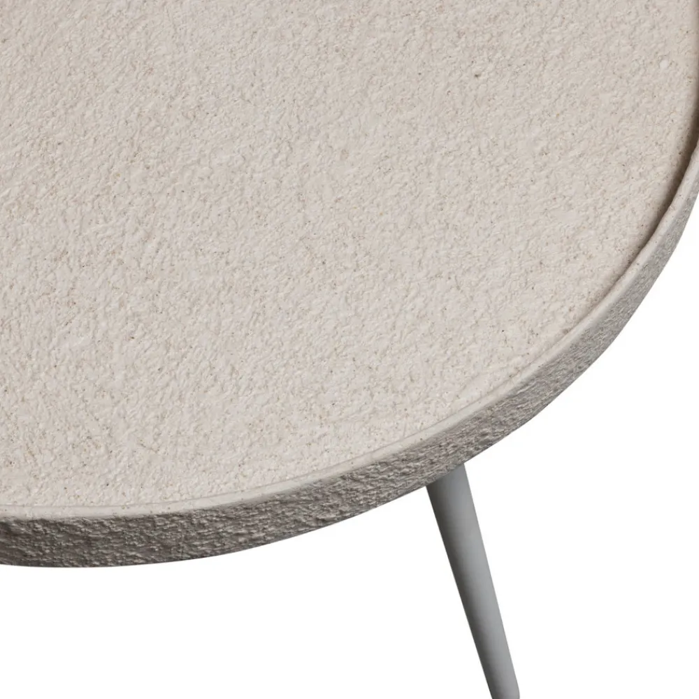 Woood BOUNDS Table basse ronde en métal ø76cm