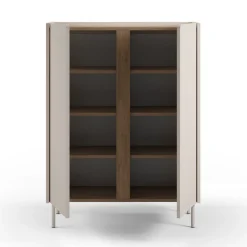 Drawer BOXY Buffet 2 portes en bois et métal H120cm