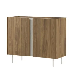 Drawer BOXY Buffet 2 portes en bois et métal L100cm