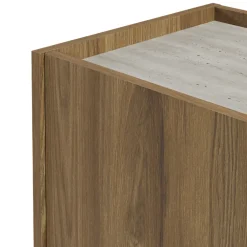 Drawer BOXY Buffet 2 portes en bois et métal L100cm