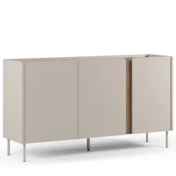 Drawer BOXY Buffet 3 portes en bois et métal L150cm